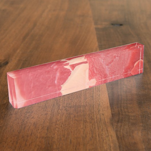 Rindfleisch Namensplakette (Seite)