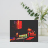 Rindfleisch oder Fisch? Postkarte (Stehend Vorderseite)