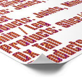 Rindfleisch Poster (Ecke)