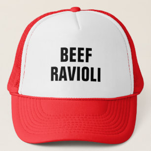 Rindfleisch-Ravioli-Fernlastfahrer-Hut Truckerkappe