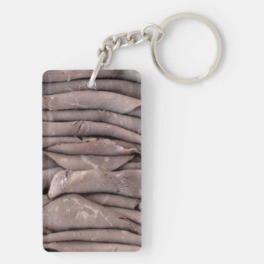 Rindfleisch Schlüsselanhänger (Rückseite)