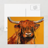 Rindfleisch und Senf Postkarte (Vorne/Hinten)