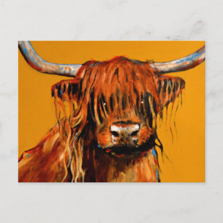 Rindfleisch und Senf Postkarte