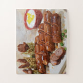 Rindfleisch-Wurst-Puzzlespiel Puzzle (Vertikal)