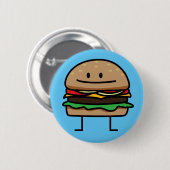 Rindfleischkäsebrötchen Hackfleisch des Button (Vorne & Hinten)