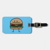 Rindfleischkäsebrötchen Hackfleisch des Gepäckanhänger (Vorderseite horizontal)