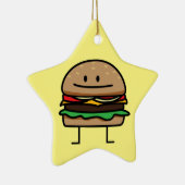 Rindfleischkäsebrötchen Hackfleisch des Keramikornament (Rechts)