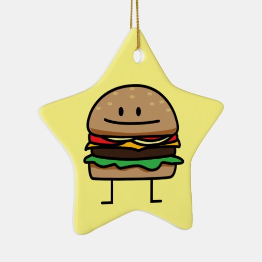 Rindfleischkäsebrötchen Hackfleisch des Keramikornament (Rechts)