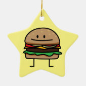 Rindfleischkäsebrötchen Hackfleisch des Keramikornament (Vorne)