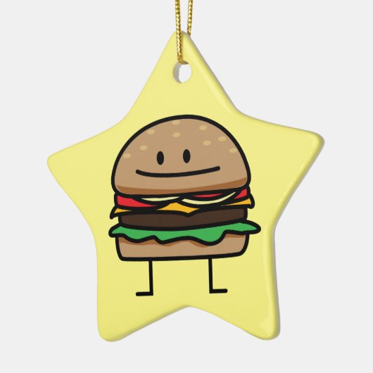 Rindfleischkäsebrötchen Hackfleisch des Keramikornament (Links)