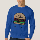 Rindfleischkäsebrötchen Hackfleisch des Sweatshirt (Vorderseite)