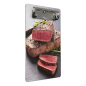 Rindfleischsteak Mini Klemmbrett (Schrägansicht)