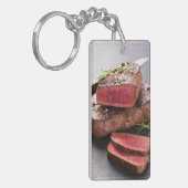 Rindfleischsteak Schlüsselanhänger (Vorderseite links)