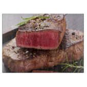 Rindfleischsteak Schneidebrett (Vorderseite)