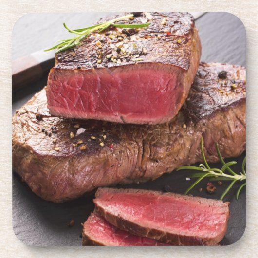 Rindfleischsteak Untersetzer (Vorderseite)