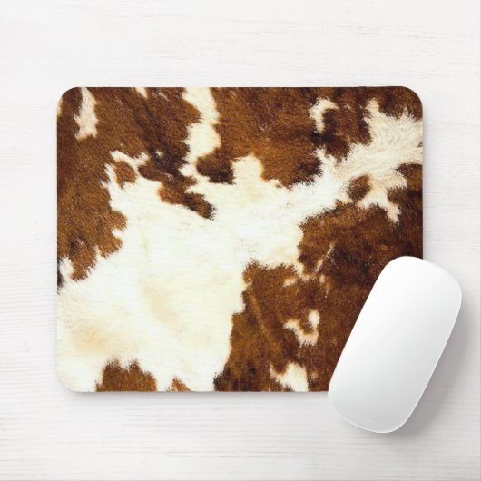 Rindleder-Druck-Cowboy oben! Mousepad (Mit Mouse)