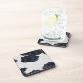 Rindleder-Druck Getränkeuntersetzer (Rechte Seite)