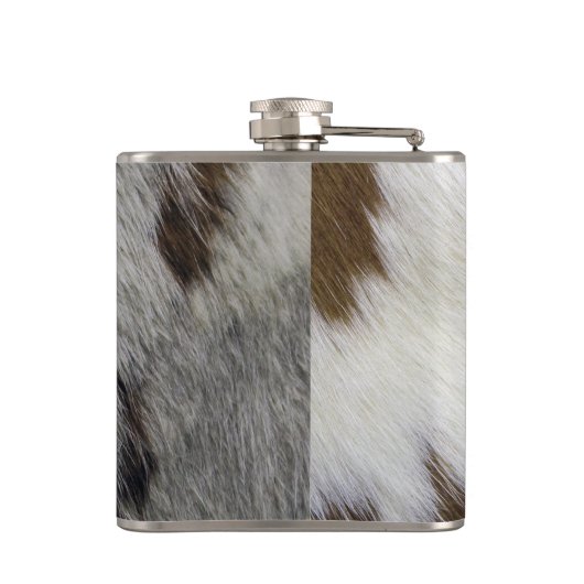 Rindleder Flachmann (Rückseite)