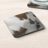 Rindleder Getränkeuntersetzer (Linke Seite)