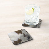 Rindleder Getränkeuntersetzer (Rechte Seite)