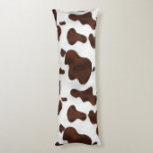 Rindleder-Imitat-Haar-Western-Leder-gepunktetes Seitenschläferkissen (Rückseite (Vertikal))