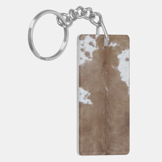 Rindleder Schlüsselanhänger (Vorderseite links)