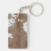 Rindleder Schlüsselanhänger (Rückseite)