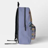 Rindropfen auf Ducklings Bedruckter Rucksack (Links)