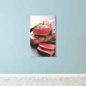Rindsteak Leinwanddruck (Insitu (Holzboden))