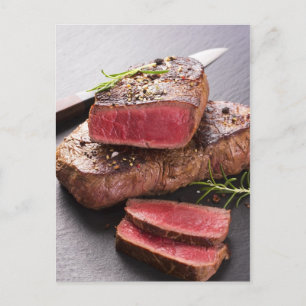 Rindsteak Postkarte