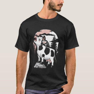 Rindvieh Kuh Vieh - Landwirtschaft Landwirt Mond H T-Shirt