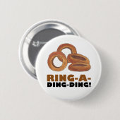 Ring-a-Ding-Bride Verlobung Bachelorette Button (Vorne & Hinten)