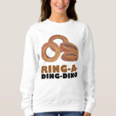 Ring-a-Ding-Bride Verlobung Bachelorette Sweatshirt (Vorderseite)