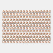 RING A DING Zwiebel Rings Funny Feinschmecker Wedd Geschenkpapier Set (Vorderseite)