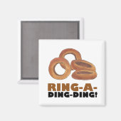 Ring-A-Ding-Zwiebelring Rings Junk Food Feinschmec Magnet (Vorderseite/Rückseite)