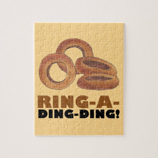 Ring-A-Ding-Zwiebelring Rings Junk Food Feinschmec Puzzle (Vertikal)