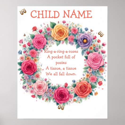 "Ring a Ring O Rose" Poster (Vorne)