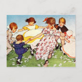 Ring a Ring o' Rose Postkarte (Vorderseite)