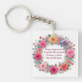 "Ring a Ring O Rose" schön Schlüsselanhänger (Vorderseite)