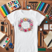 "Ring a Ring o Rose" Spielplatz-Aktionsrhythmus T-Shirt