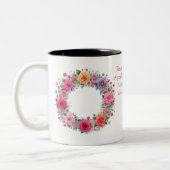 Ring a Ring O Rose Zweifarbige Tasse (Links)