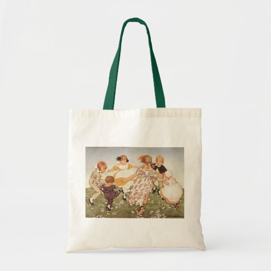 Ring-A-Round A Rosie Kinderzimmer Rhyme - Beutel Tragetasche (Vorne)