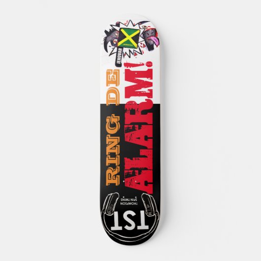 RING ALARM / TST Skateboard (Vorderseite)