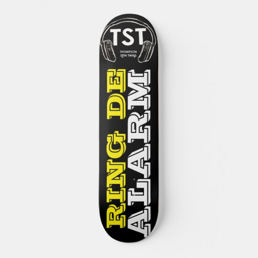 RING ALARM / TST Skateboard (Vorderseite)