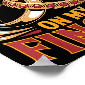 Ring Am Finger Zukünftiger Ehemann Ehefrau Ehemann Poster (Ecke)