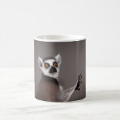 Ring angebundener Lemur Kaffeetasse (Mittel)