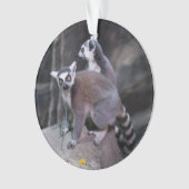 Ring-angebundener Lemur Ornament (Vorderseite)