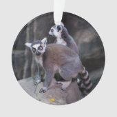 Ring-angebundener Lemur Ornament (Vorderseite)