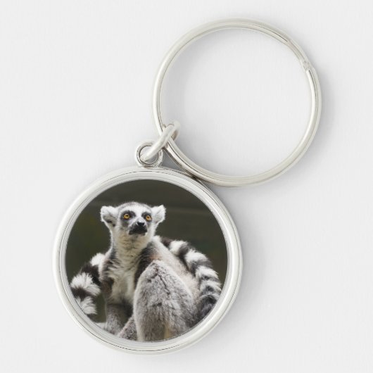 Ring-angebundener Lemur Schlüsselanhänger (Vorne)