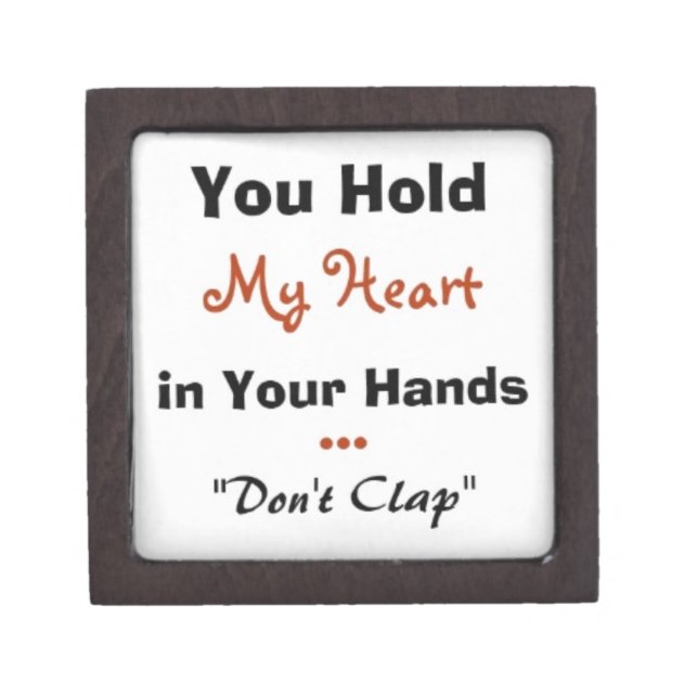 Ring-Antrag-Kasten Schmuckkiste (Vorderseite)